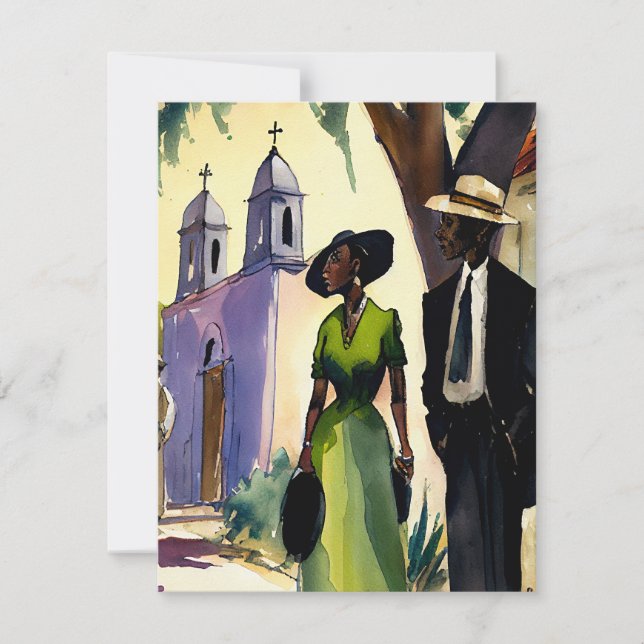 Carte de voeux -Services ecclésiastiques #11 (Pâqu (Devant)