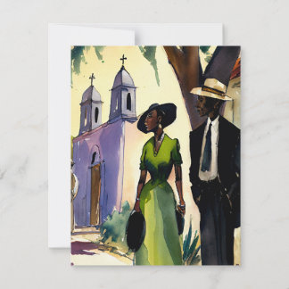 Carte de voeux -Services ecclésiastiques #11 (Pâqu