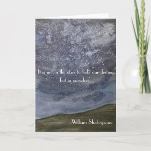Carte de voeux Shakespeare Quote