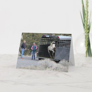 Carte de voeux Shaman Jumping to Freedom 5x7