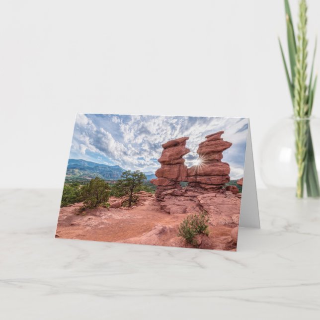 Carte de voeux Siamese Twins Colorado Sunburst (Devant)