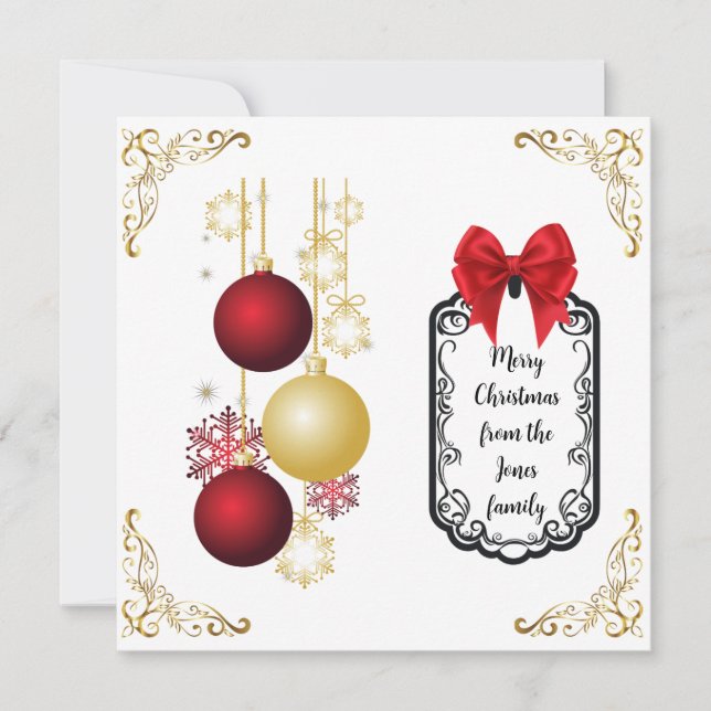 Carte de vœux simple (Devant)