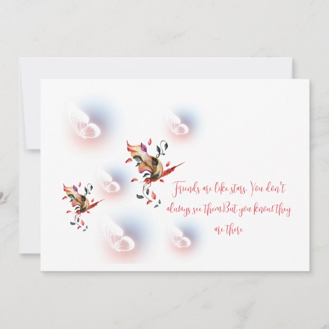 Carte de vœux simple (Devant)