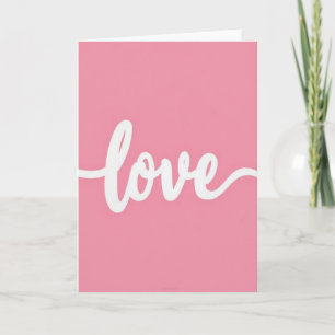 Carte de vœux Simple Amour