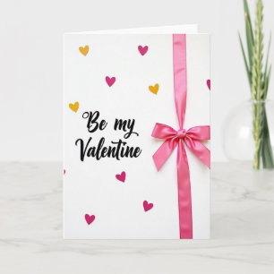 Carte de vœux sincère pour la Saint-Valentin