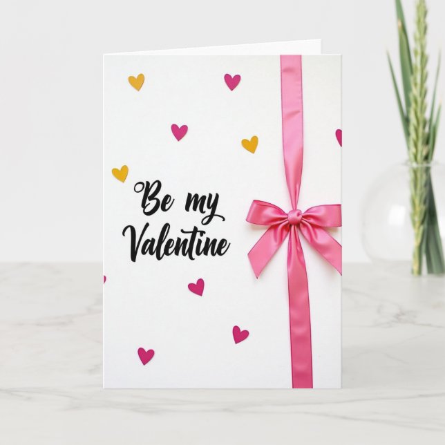 Carte de vœux sincère pour la Saint-Valentin (Devant)