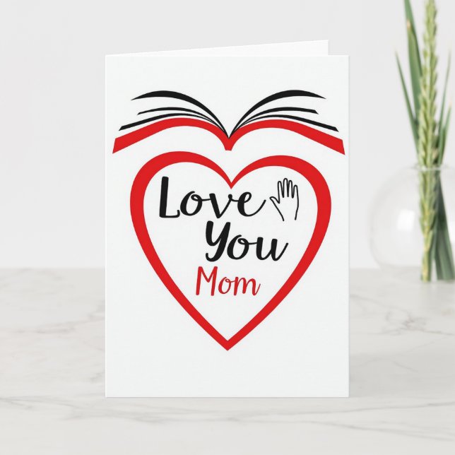 Carte de vœux sincère pour maman (Devant)