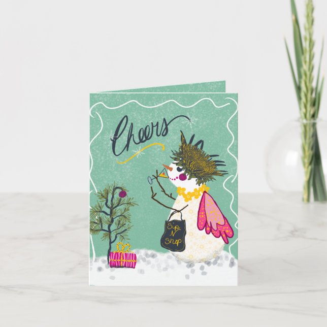 Carte de vœux SipNShop (Devant)