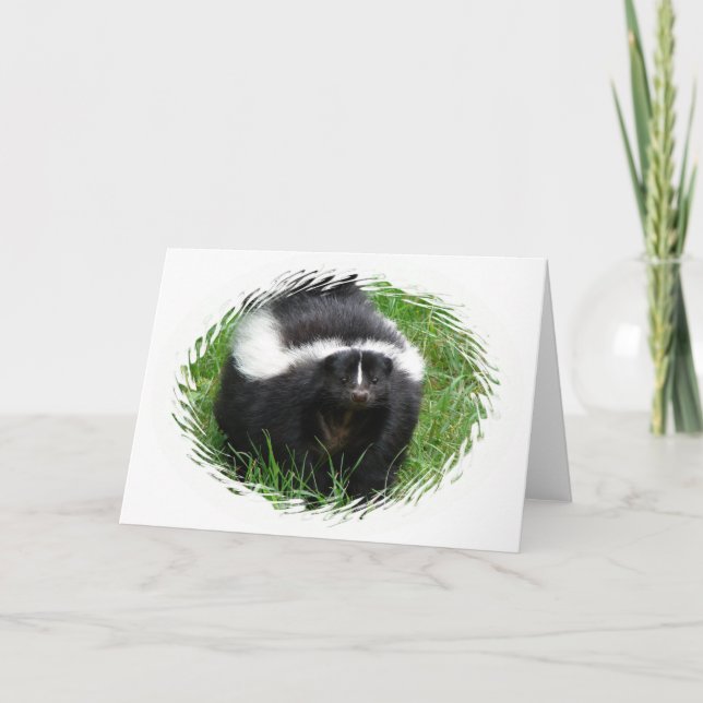 Carte de voeux Skunk Photo (Devant)