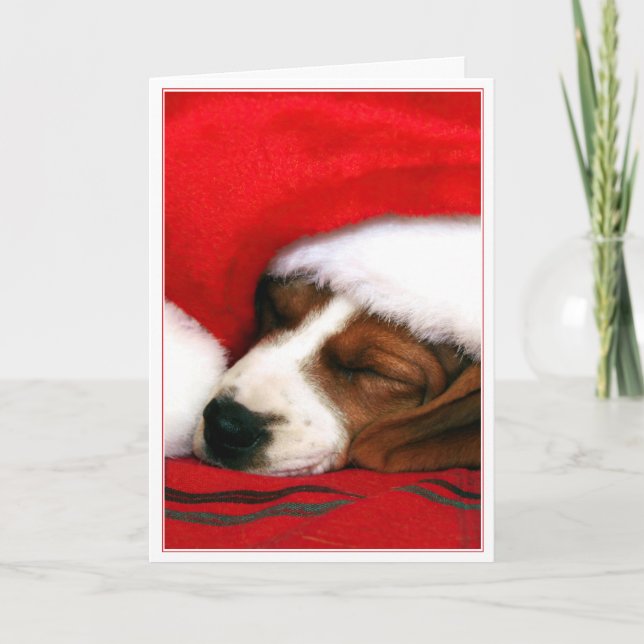 Carte de voeux Sleepy Père Noël - (Devant)