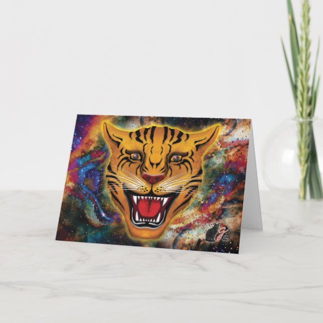 Carte de voeux Snarling Tiger Nebula (Devant)