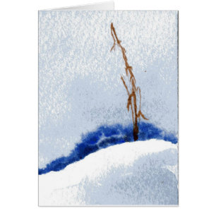 Carte de voeux Snow-scape