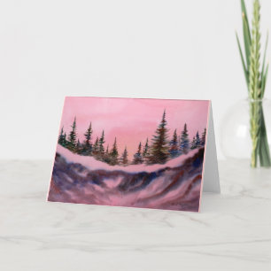 Carte de voeux Snow-scape
