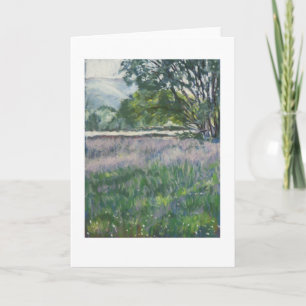 Carte de voeux "Soirée dans les prés"