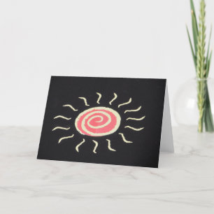 Carte de vœux Soleil