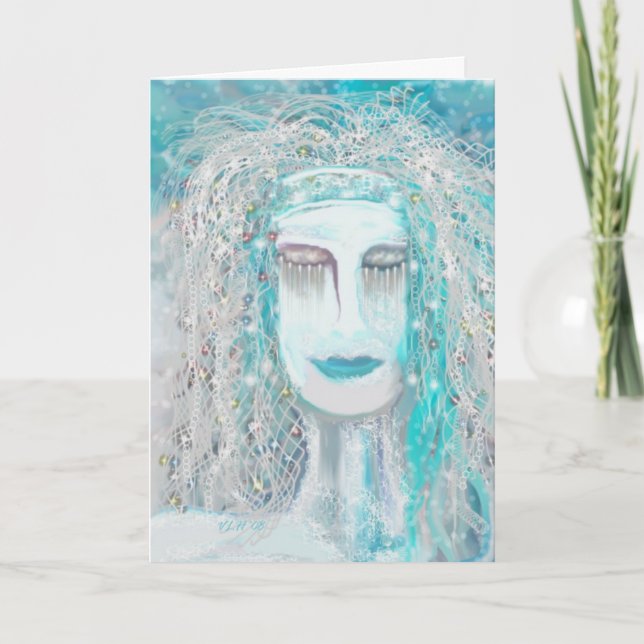 Carte de voeux Solstice d'hiver (Devant)