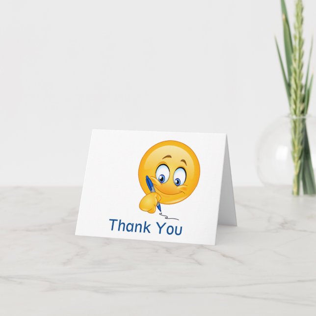 Carte de vœux Sourire Merci - SRF (Devant)