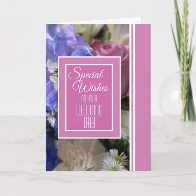 Carte de voeux spéciale pour le mariage (Devant)