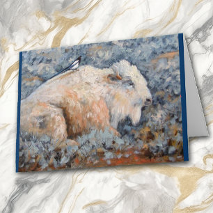 Carte de voeux Spirituelle White Buffalo Fine Art