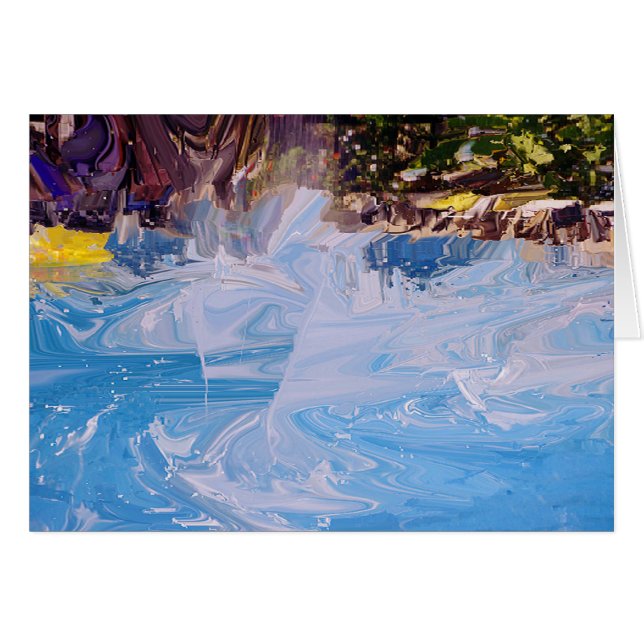 Carte de vœux Splash 4 (Devant horizontal)