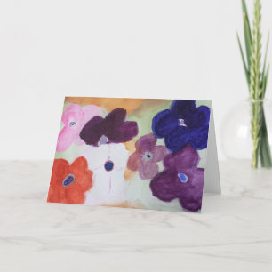 Carte de voeux Spring Anemones