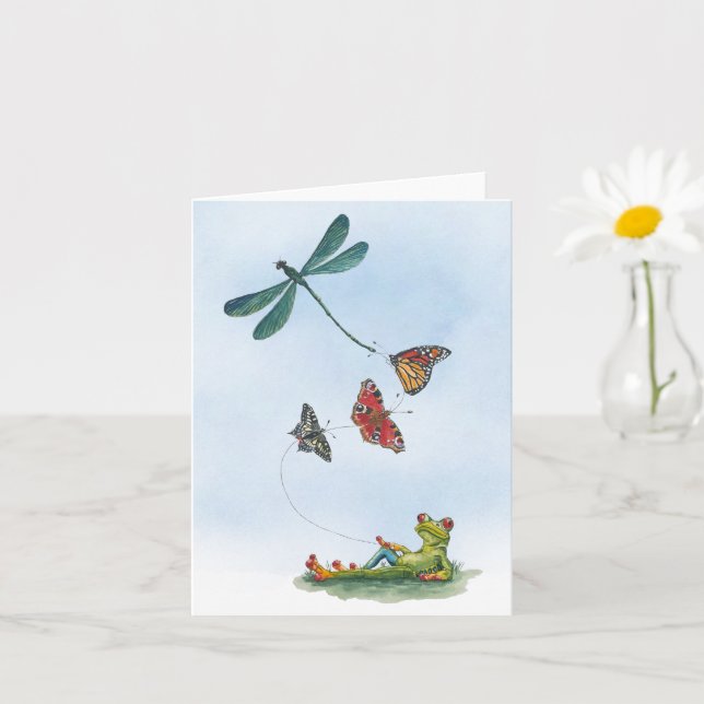 Carte de vœux Spring Fling (Petite plante)