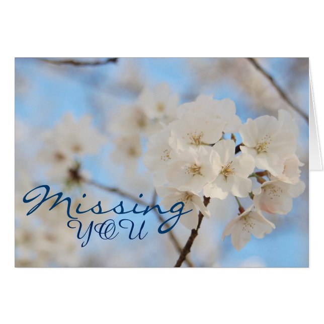 Carte de voeux Spring Floral (Devant horizontal)