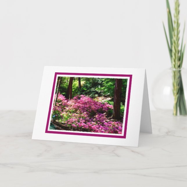 Carte de voeux Spring Walk Blank (Devant)