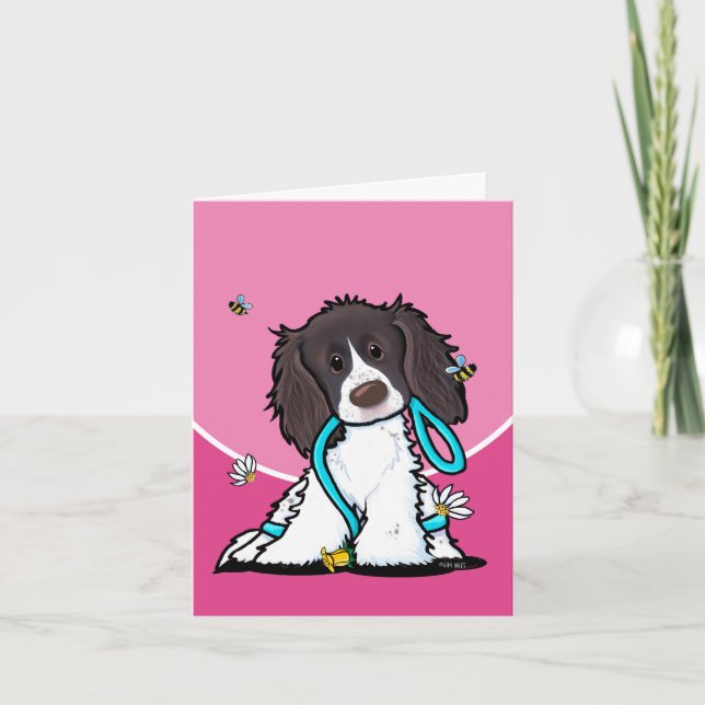 Carte de voeux Springer Spaniel (Devant)