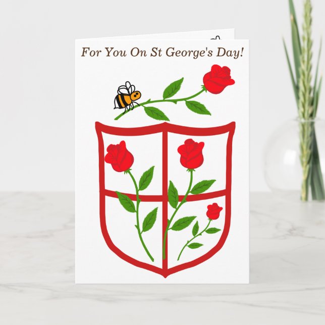 Carte de voeux St George's Day (Devant)