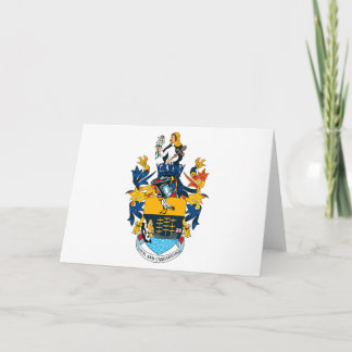 Carte de voeux St. Helena Armoiries