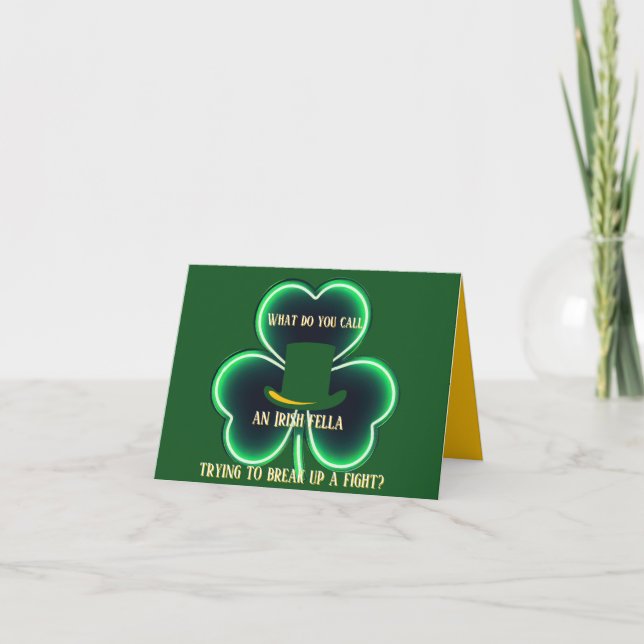 Carte de voeux "St. Patrick's Day" (Devant)