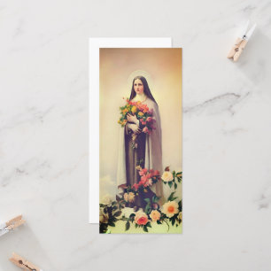 Carte de voeux St Therese of Lisieux