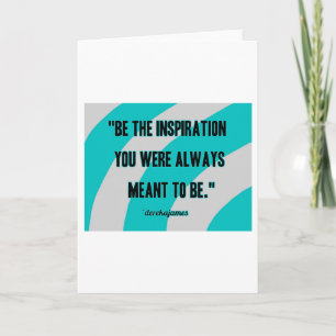 Carte de voeux standard Inspiration