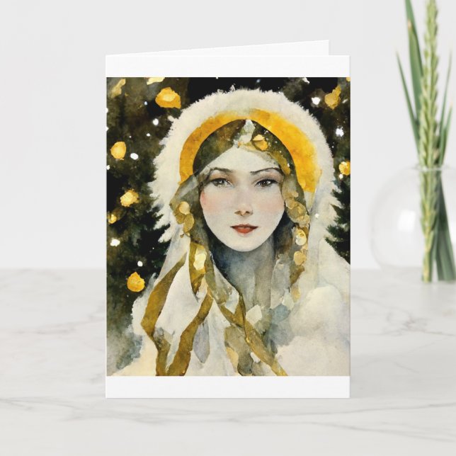 Carte de vœux standard pliée 5" x 7" (Devant)