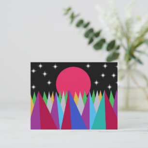 Carte de voeux Star Sunset Flat