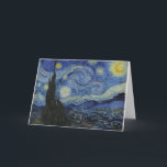 Carte de voeux Starry Night Van Gogh<br><div class="desc">Van Gogh La carte de voeux Starry Night</div>
