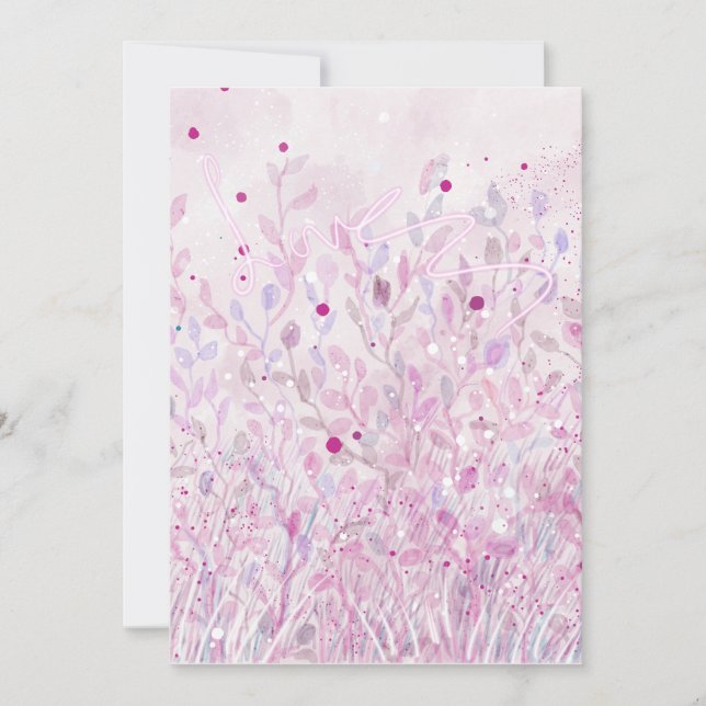 Carte de vœux stationnaire Amour fruit de l'esprit (Devant)