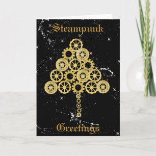 Carte de voeux Steampunk