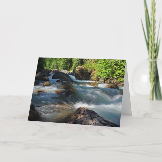 Carte de voeux Stillaquamish River (Devant)