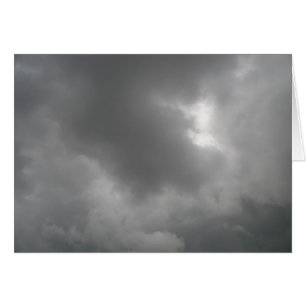 Carte de voeux Storm Clouds