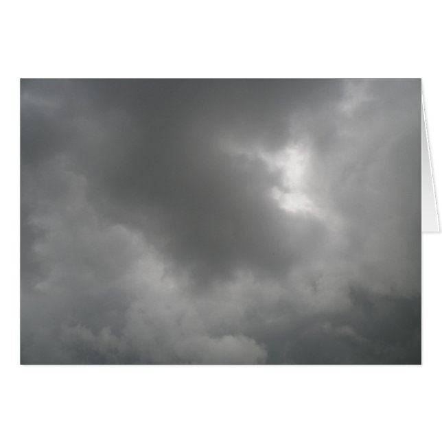Carte de voeux Storm Clouds (Devant horizontal)