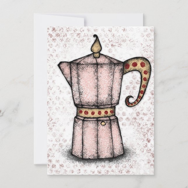 Carte de voeux Stovetop Espresso Maker (Devant)