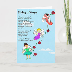 Carte de voeux String of Hope