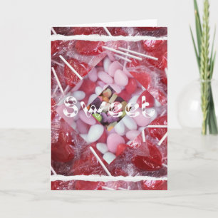 Carte de voeux sucrée