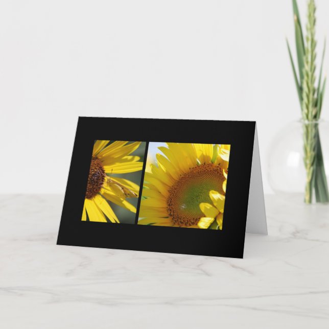 Carte de voeux Sunflower (Devant)