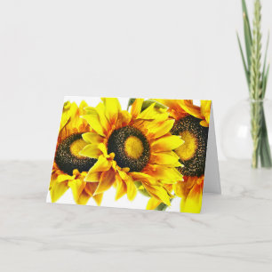 Carte de voeux Sunflower exceptionnelle