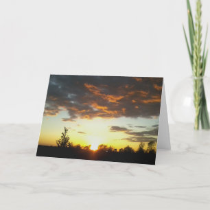 Carte de voeux Sunset 3 ... Photo de téléphone por