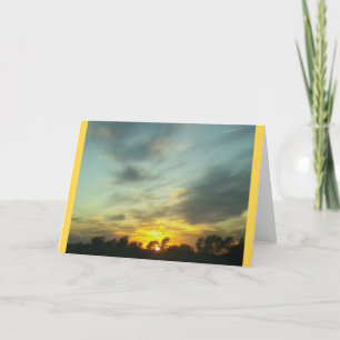 Carte de voeux Sunset 4 ... Photo de téléphone por