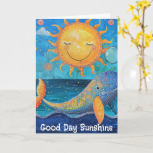 Carte de voeux Sunshine du bon jour
